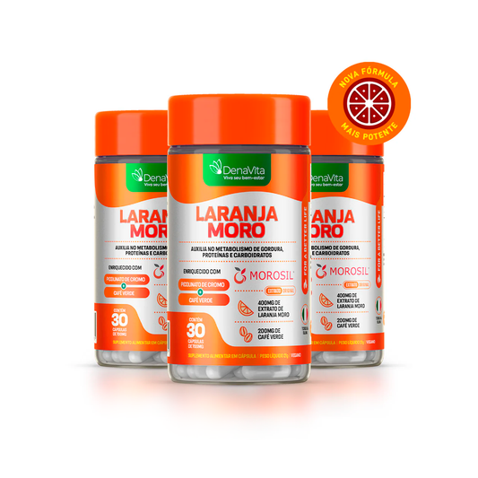 Laranja Moro Morosil®, Picolinato de Cromo e Café Verde