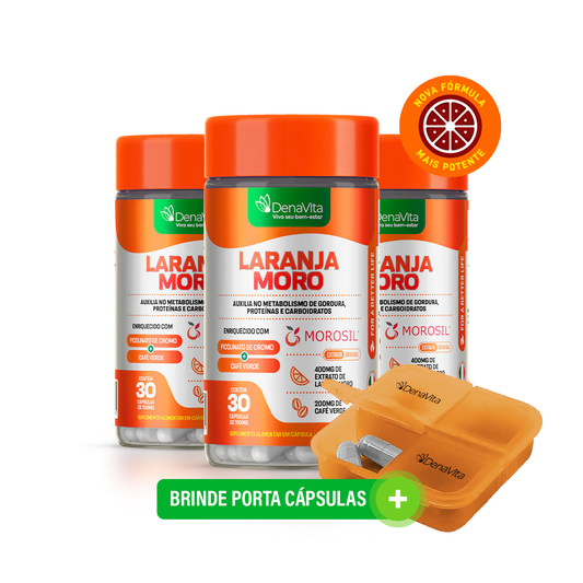 Laranja Moro (Morosil®️), Picolinato de Cromo e Café Verde